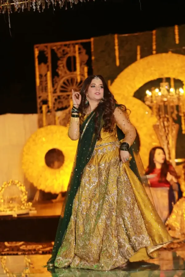 Mustard Yellow Lehenga