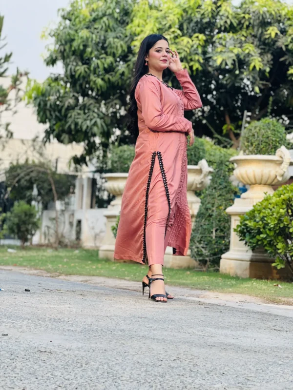 2 Piece Pink Suit-031 - Image 4