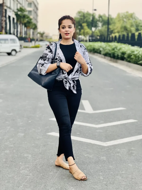 Printed Top | Shirt-030 - Image 6