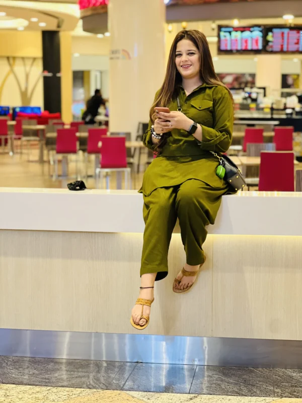 Marina Green 2 Piece Suit-029 - Image 3