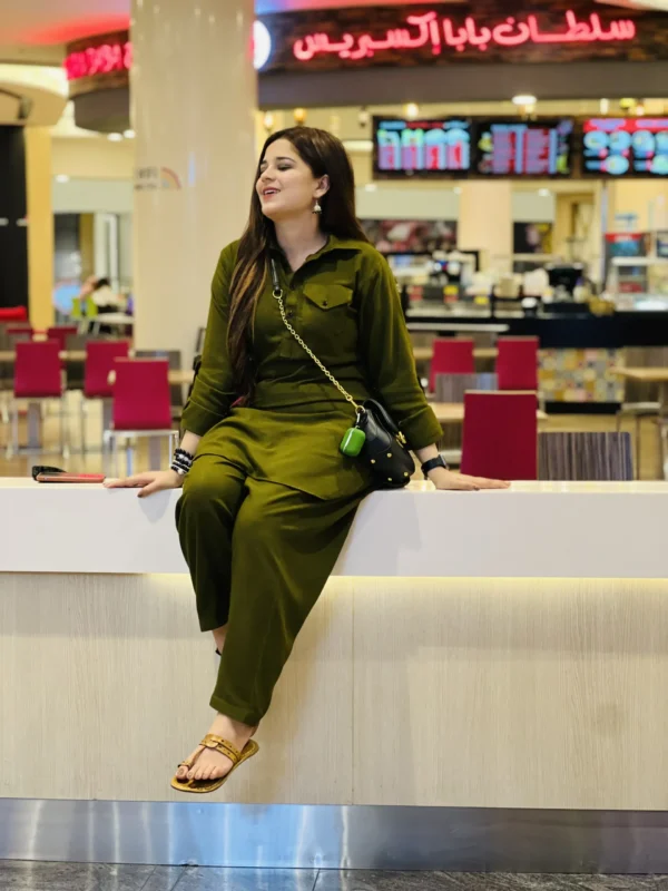 Marina Green 2 Piece Suit-029 - Image 4