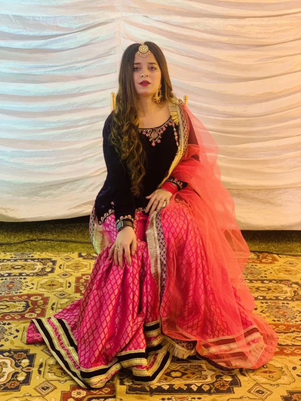 Embroidered 3 Piece Lehenga