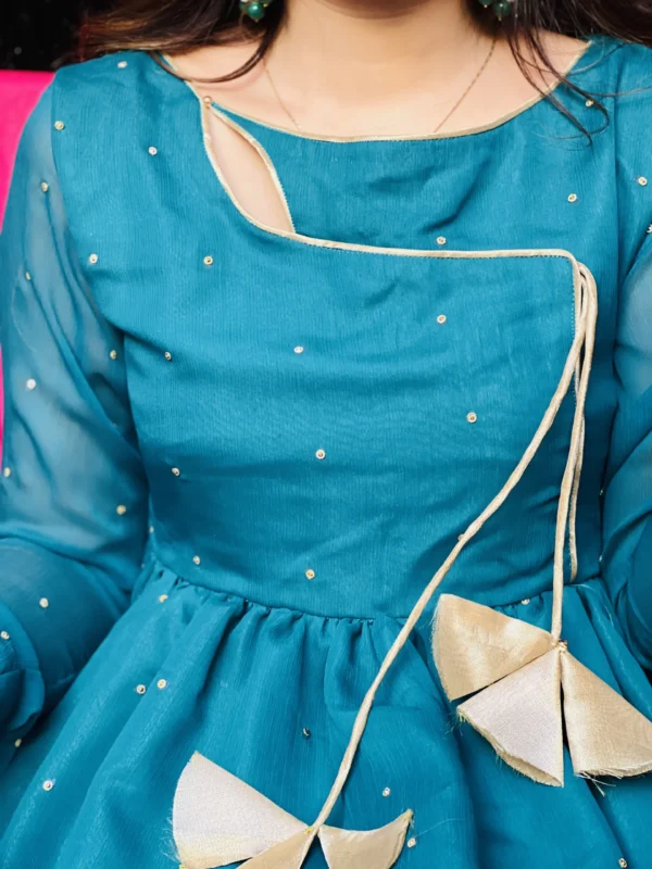 Chiffon Zink Frock-004 - Image 2