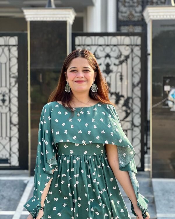 Printed Chiffon Frock