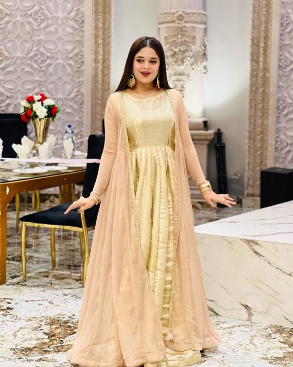 2 Piece Jamawar Gown suit