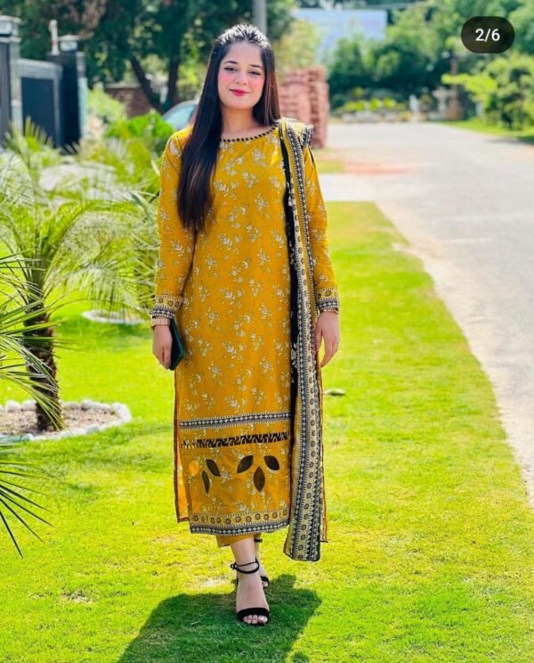 3 Piece Printed Lawn Suit