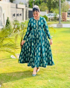 Printed Lawn Frock