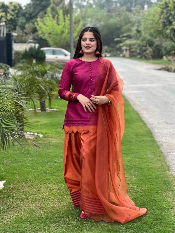 2 Piece Raw Silk Suit