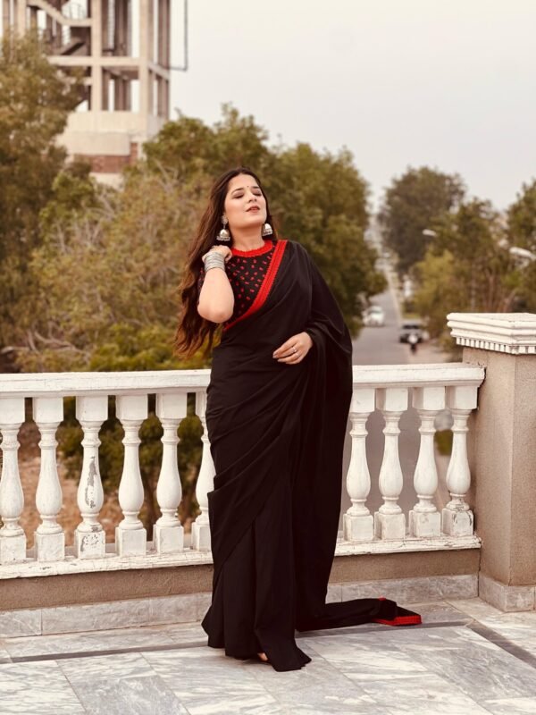 2 Piece Lawn Saree - 252 - Image 2