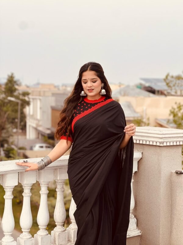 2 Piece Lawn Saree - 252 - Image 5