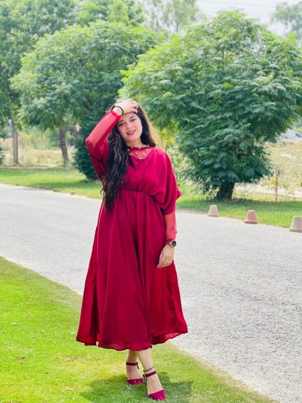 2 Piece Silk Frock - 286 - Image 2