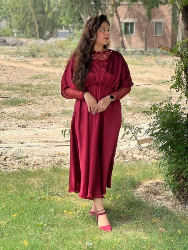 2 Piece Silk Frock - 286 - Image 3