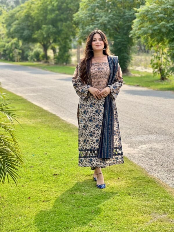 3 Piece Printed Lawn Suit