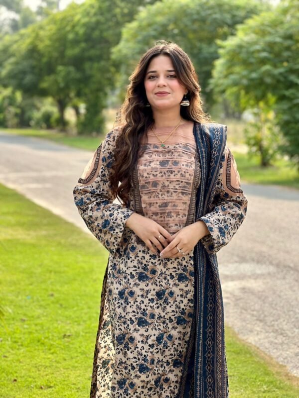 3 Piece Printed Lawn Suit – 288 - Image 2