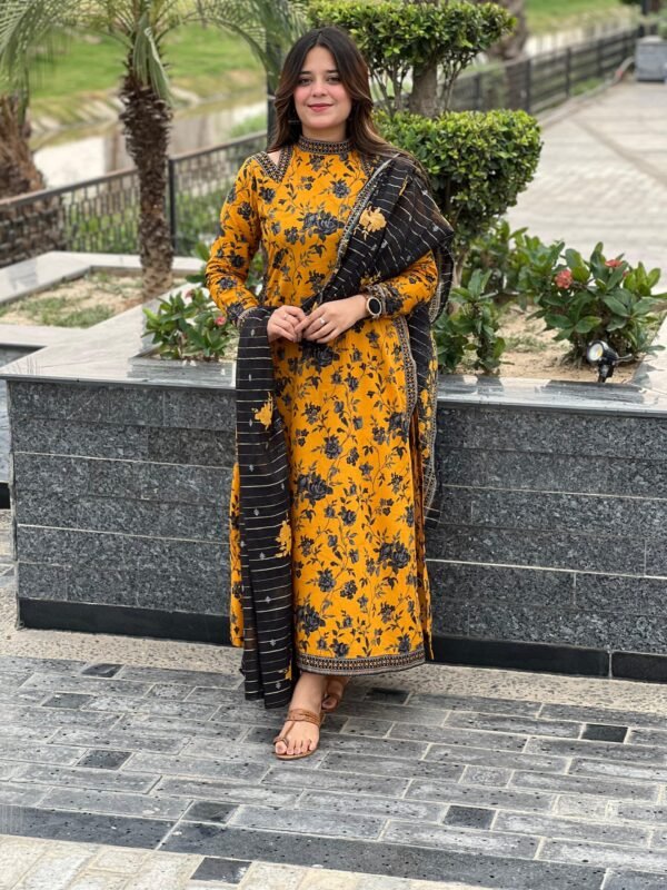 3 Piece Printed Lawn Suit - 274