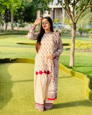 3 Piece Printed Lawn Suit