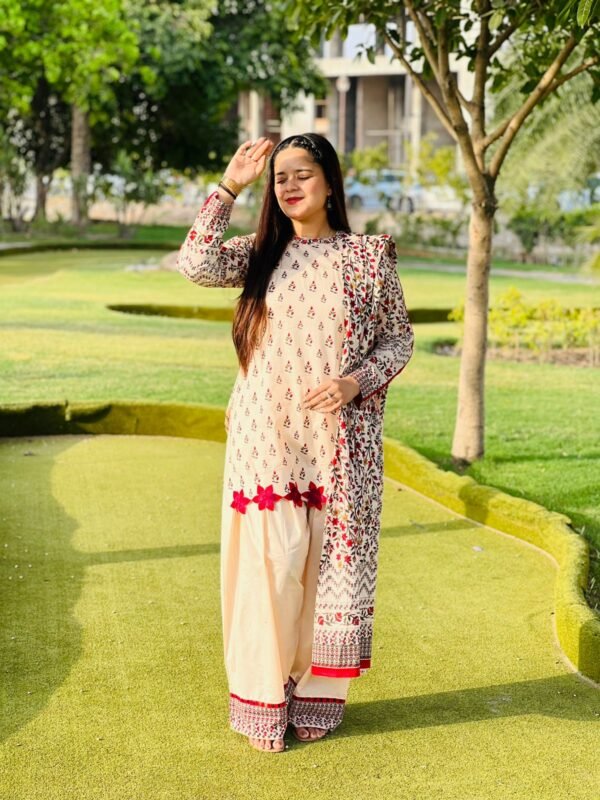3 Piece Printed Lawn Suit