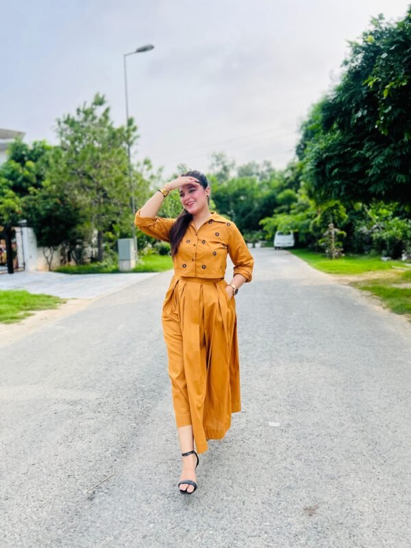 Embroidered 2 Piece Cotton Suit - 305 - Image 3