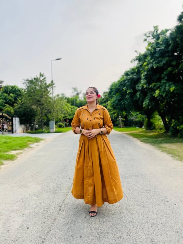 Embroidered 2 Piece Cotton Suit
