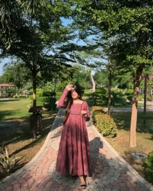 printed cotton Frock