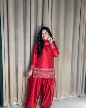 2 Piece Indian Silk Suit