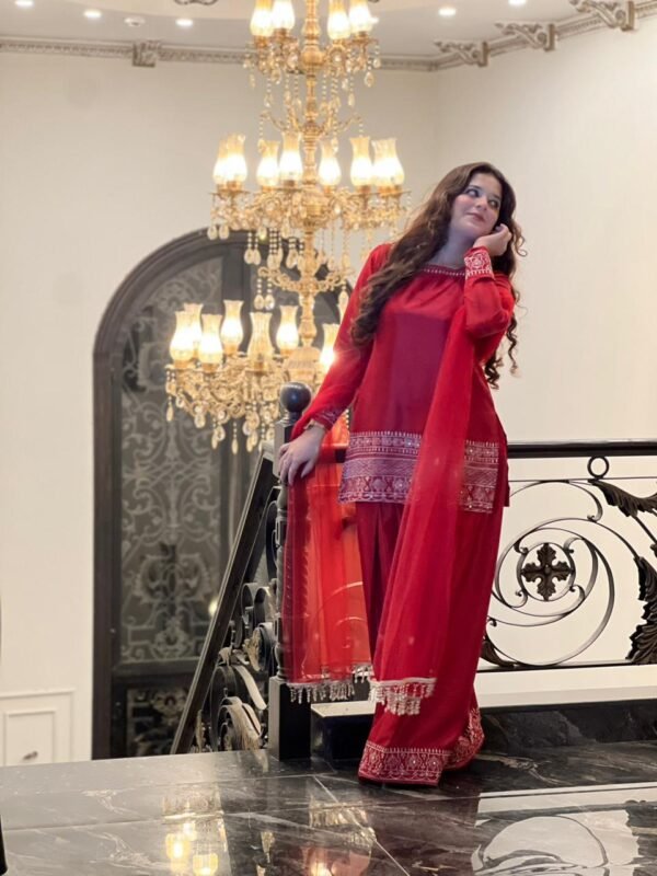 Indian Silk 2 Piece Suit - 324 - Image 3