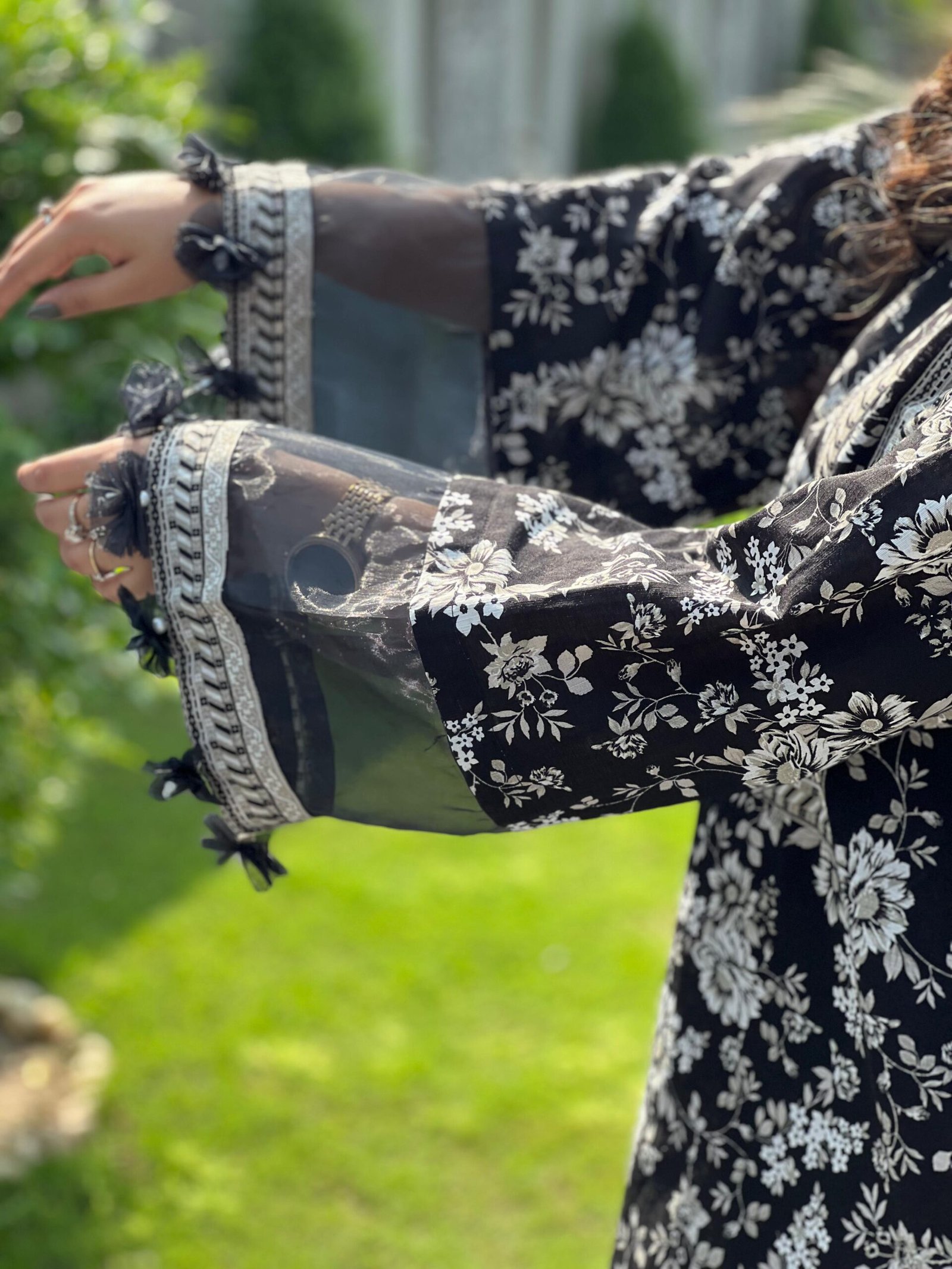 3 Piece Printed Khaddar Suit - 329 - Image 2
