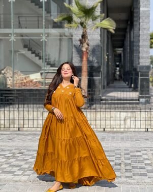 1pc Linen Frock - 355