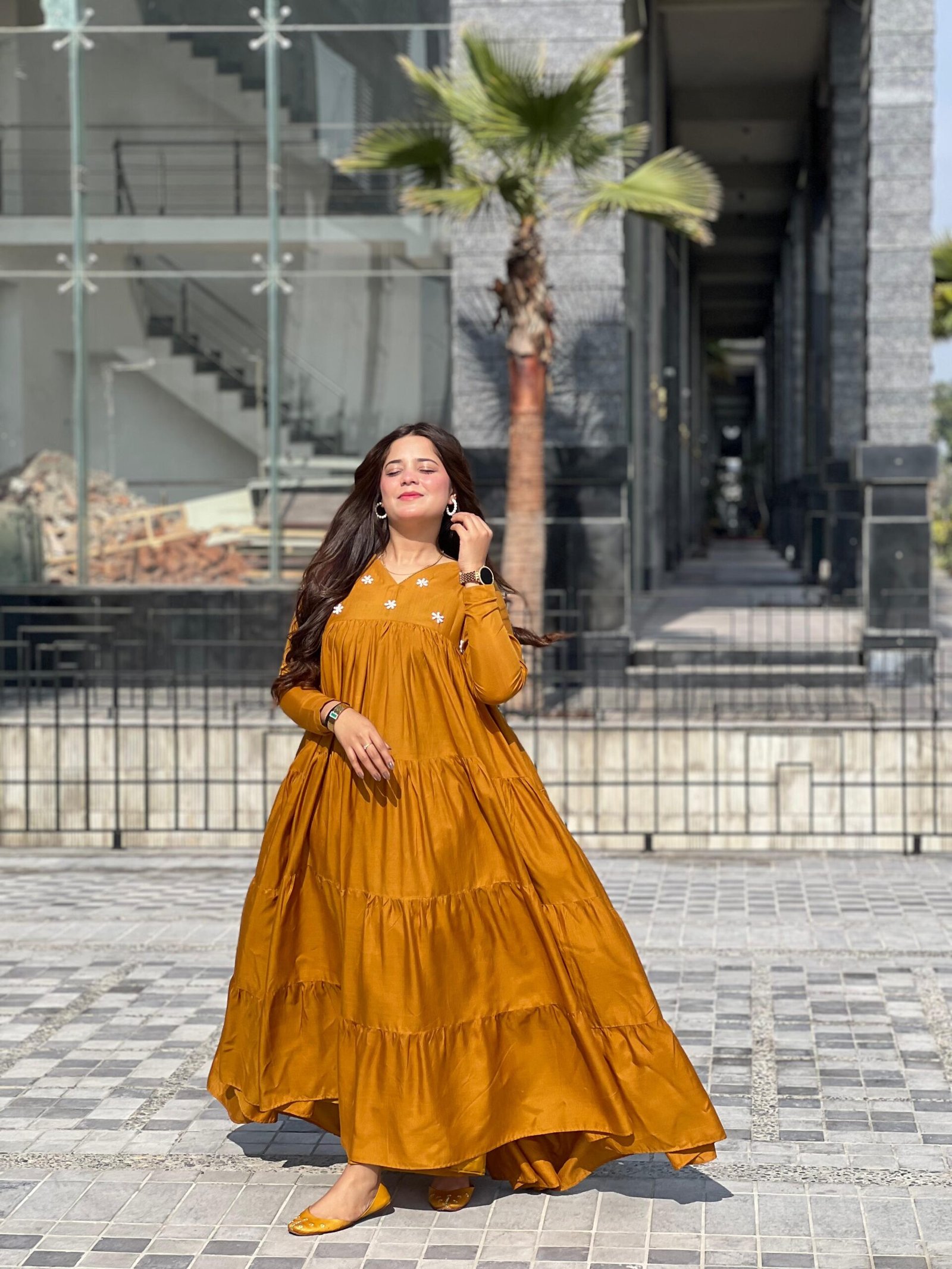 1pc Linen Frock - 355