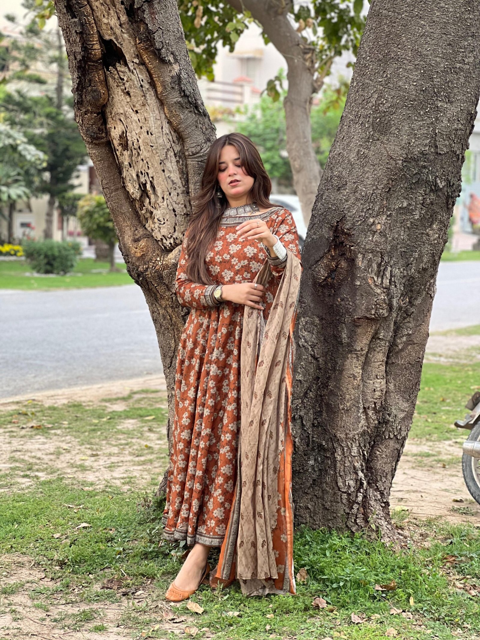 2 Piece Printed Lawn Suit - 371