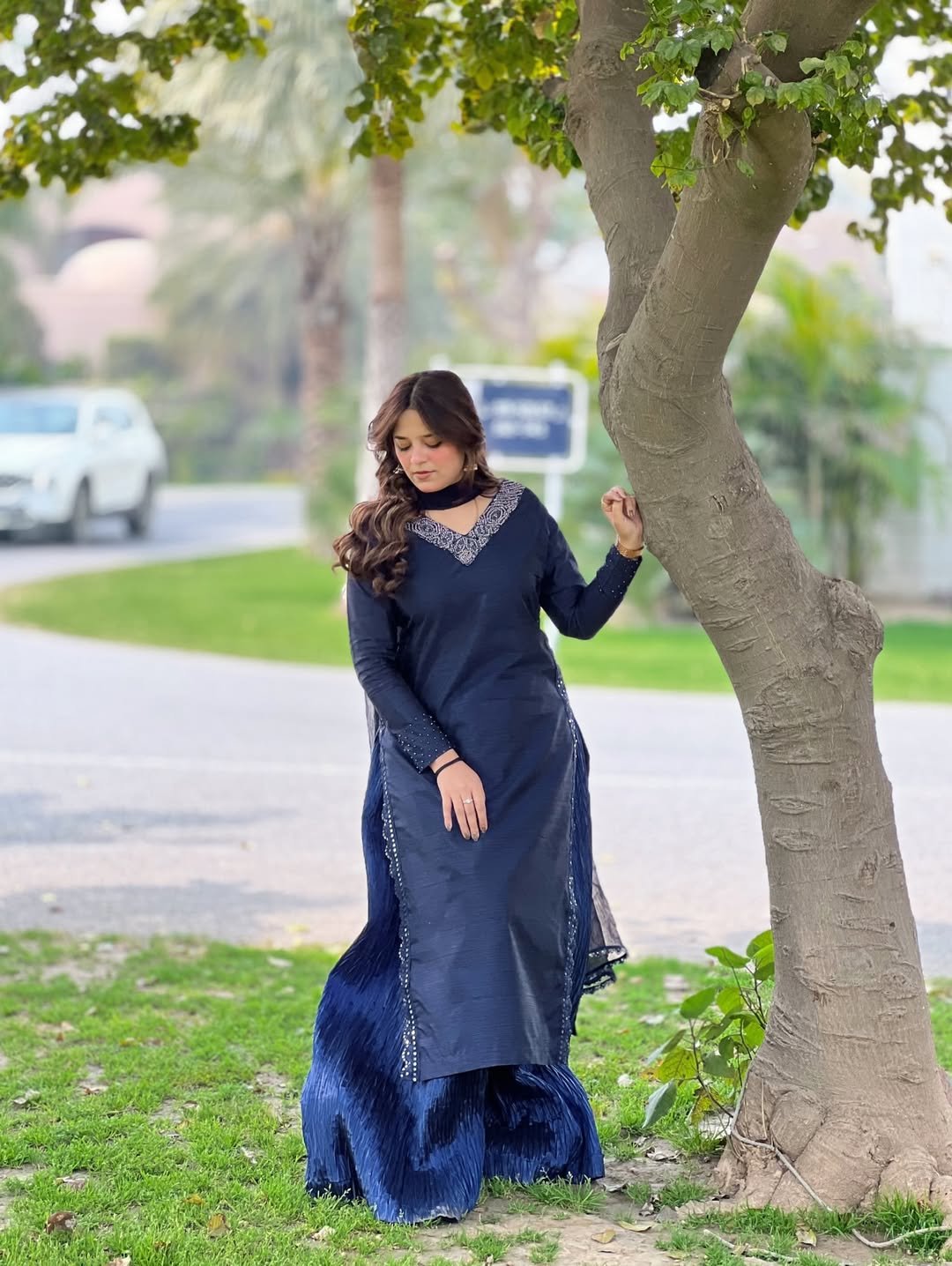 2 Piece Stone Work Raw Silk - 366 - Image 3