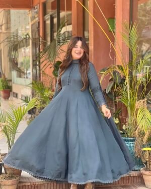 1Pc Cotton Frock - 380