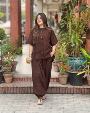 2 Piece Cotton Suit - 386