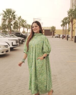 3 Piece Printed Lawn Suit - 392