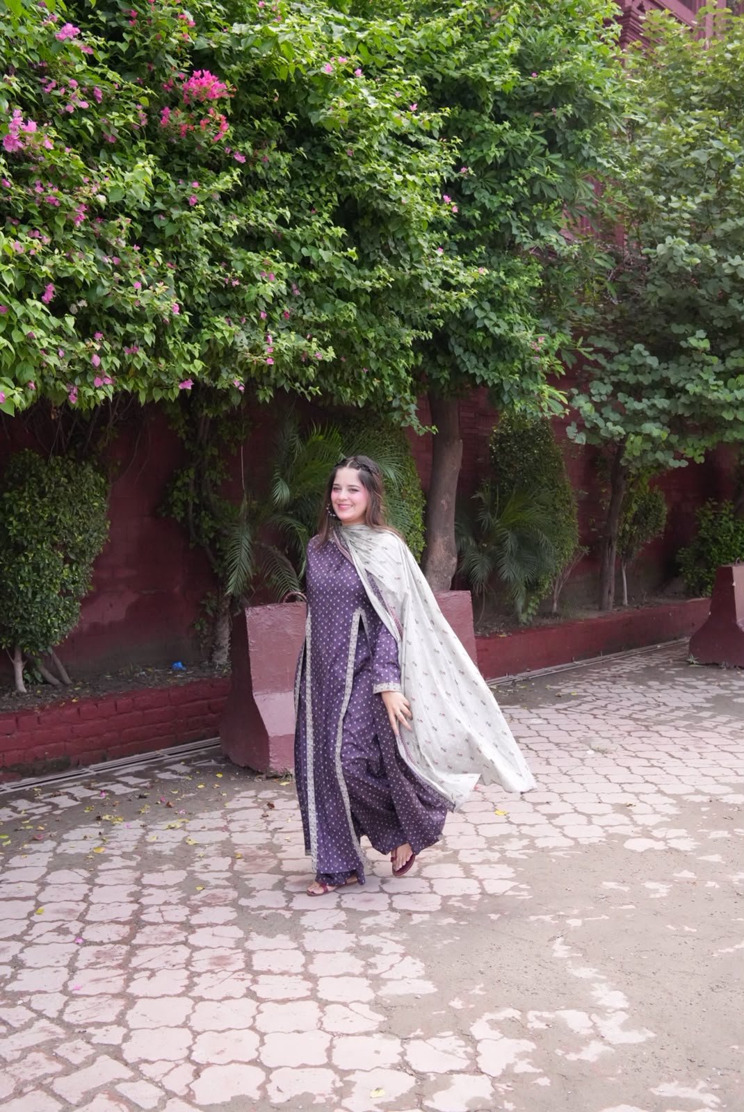 3 Piece Printed Lawn Suit - 394 - Image 2