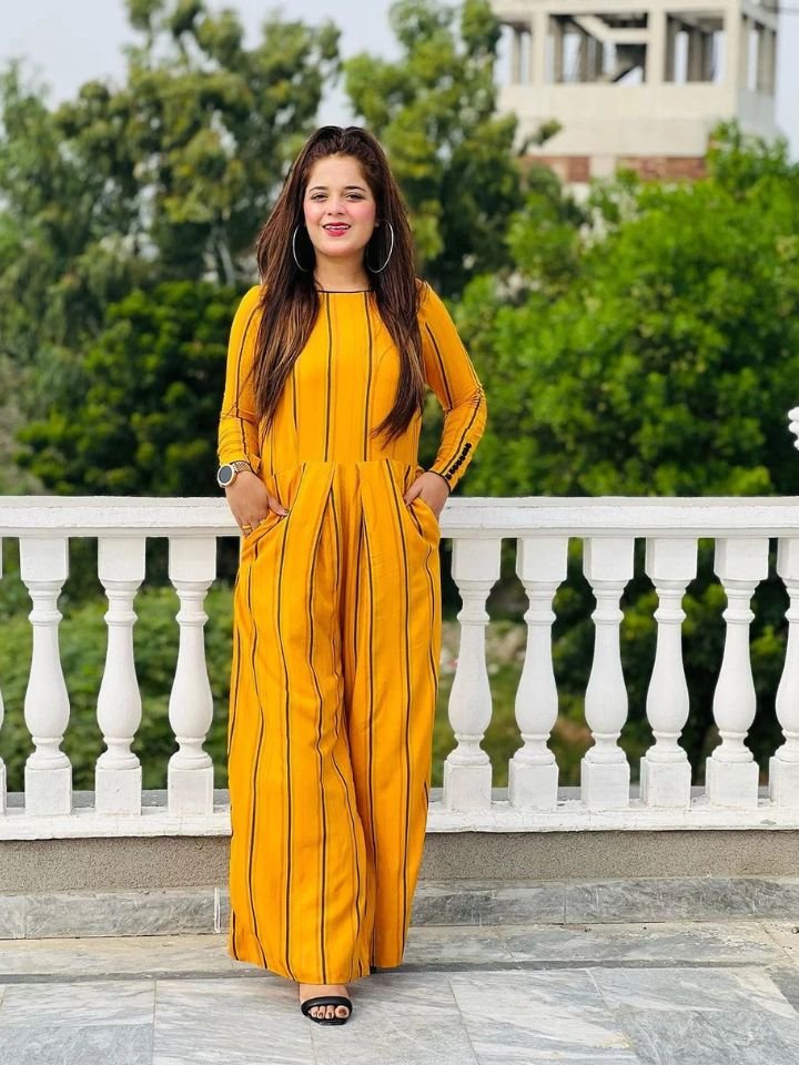 Linen Printed Jumpsuit