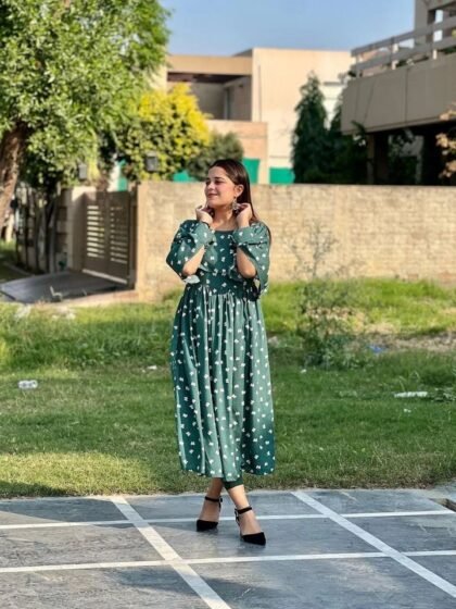 Printed Linen Frock