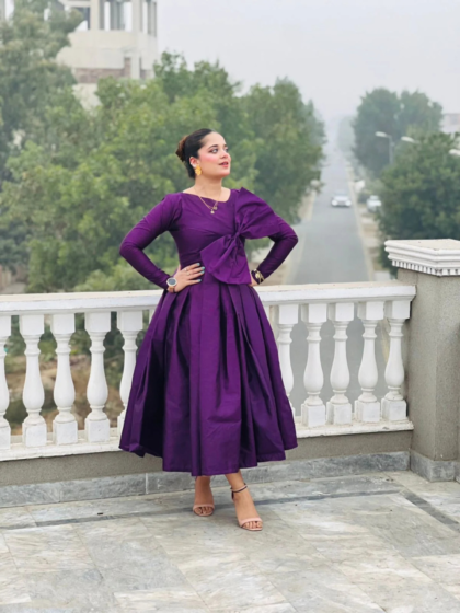Korean Silk Frock