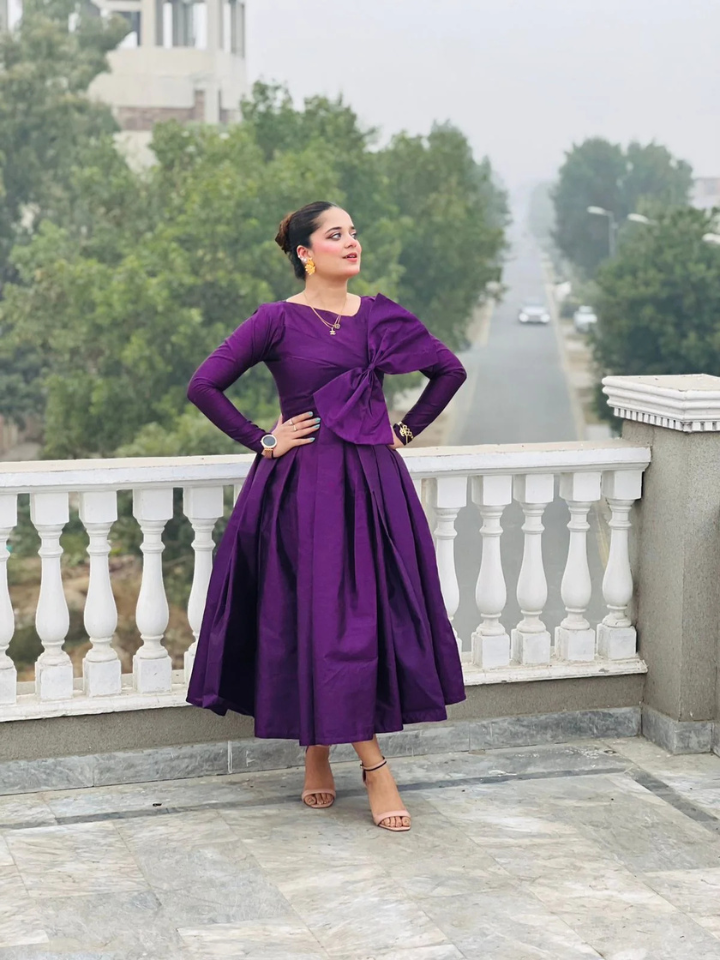 Korean Silk Frock