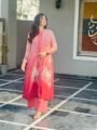 2 Piece Chiffon Gown Suit
