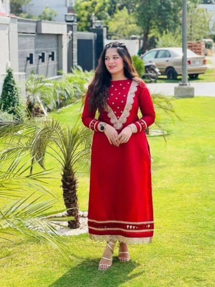 Hand Embroidered Raw Silk Suit