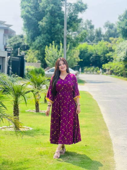 Printed Linen Frock