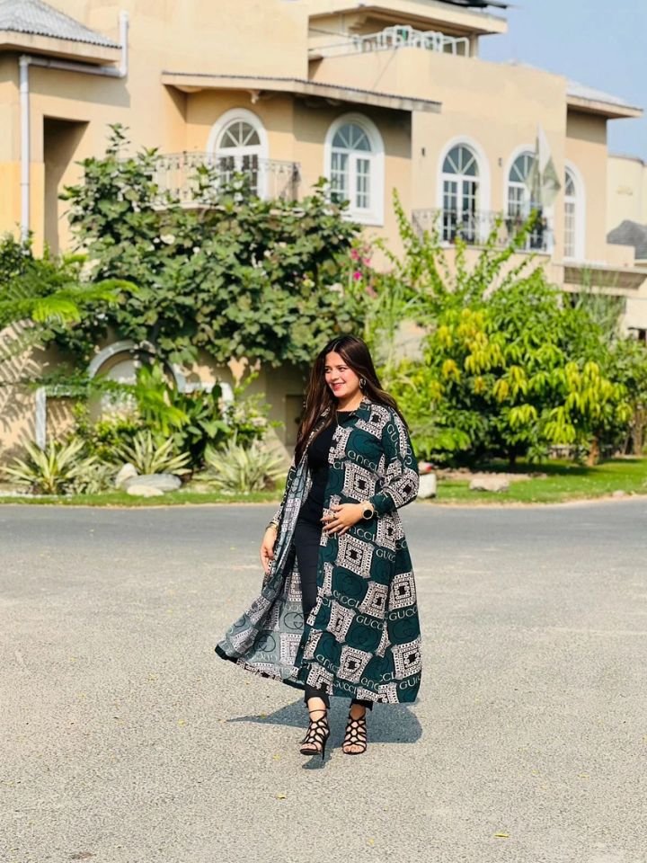 Printed Linen Frock
