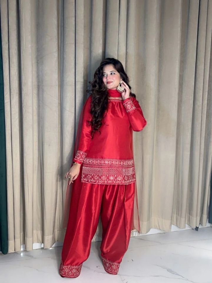 Indian Silk 2 Piece Suit – 324