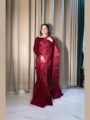 Silk Maroon Saree-332