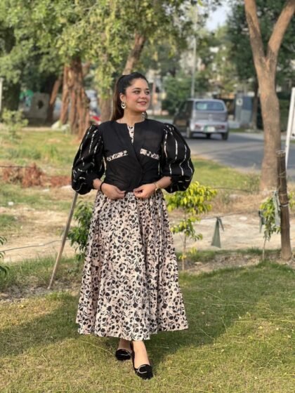 2 Piece Printed Cotton Suit – 338