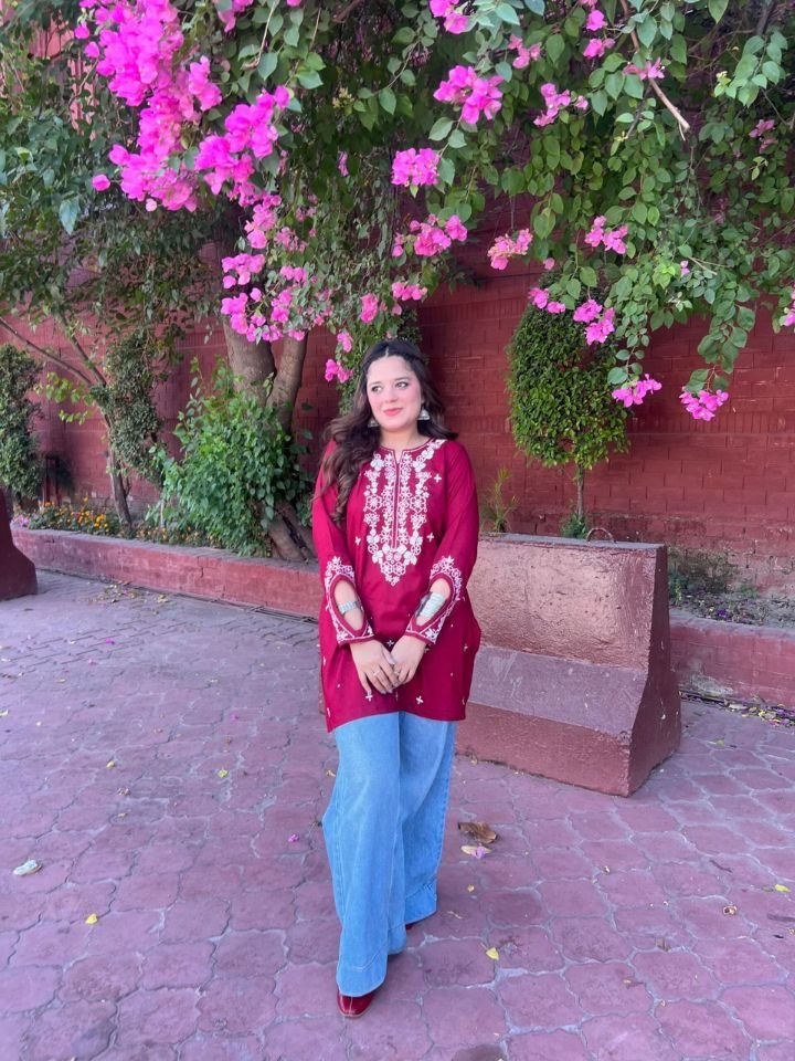 Embroidered Cotton Kurta – 382