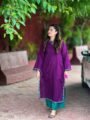 Embroidered 2 Piece Cotton Suit